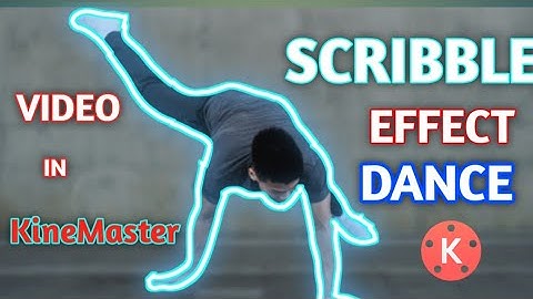 HOW TO EDIT SCRIBBLE GLOWING EFFECT VIDEO Using Kinemaster |