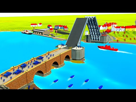 Видео: Insane RAISED BRIDGE BATTLE in Ravenfield!