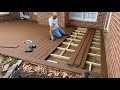 How To Install Picture Frame Trex Composite Decking On Concrete Slab Backyard Makeover DIY How To Install Picture Frame Trex Composite Decking On Concrete Slab Backyard Makeover DIY