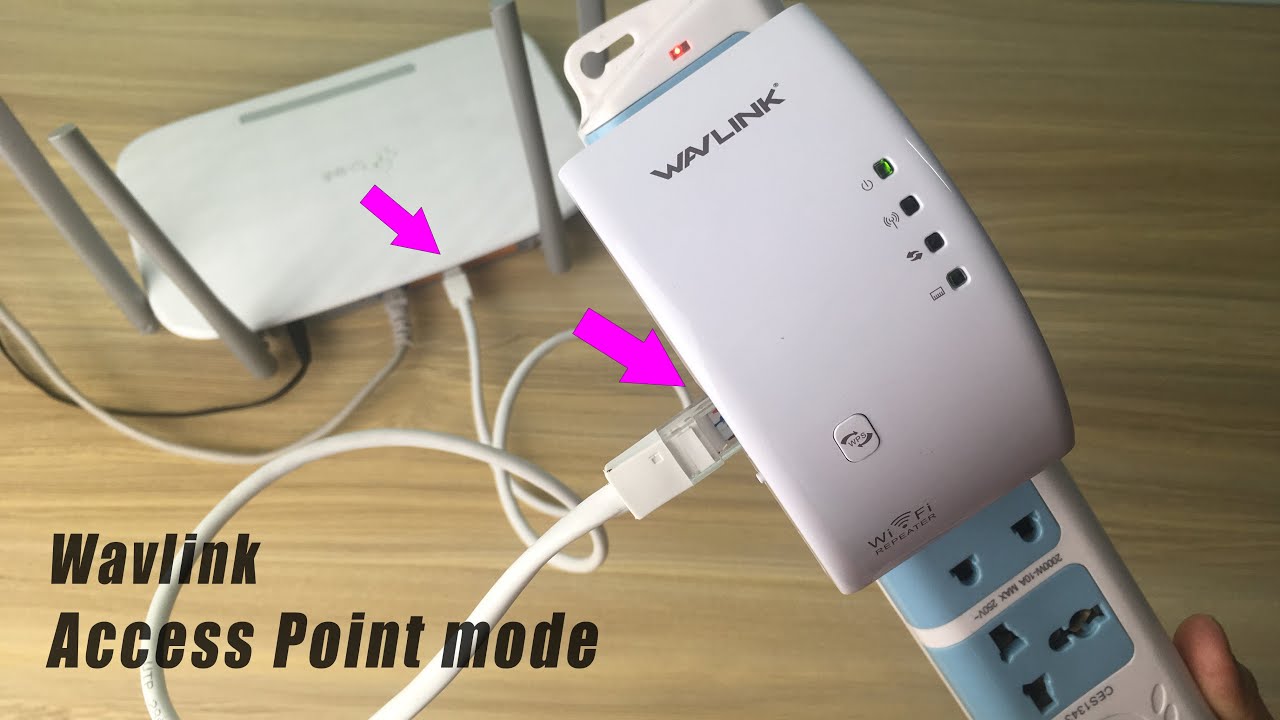 Wavlink : How use port Wireless Repeater NETVN - YouTube