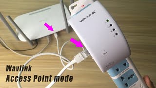 How to configure wavlink range extender as an access point. point
receives data by wired ethernet, and converts wireless signal. #netvn
#wa...