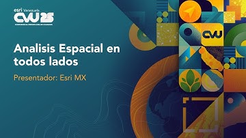 Analisis Espacial en todos lados