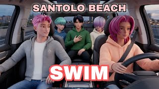 SWIM – Santolo Beach 🇮🇩 | SAJA BOYS KPop trip
