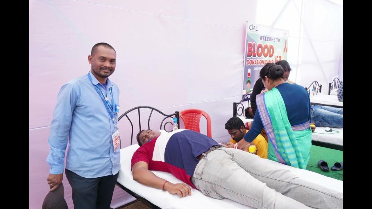Mega Blood Donation Camp Crackers India, Gobardhanpur