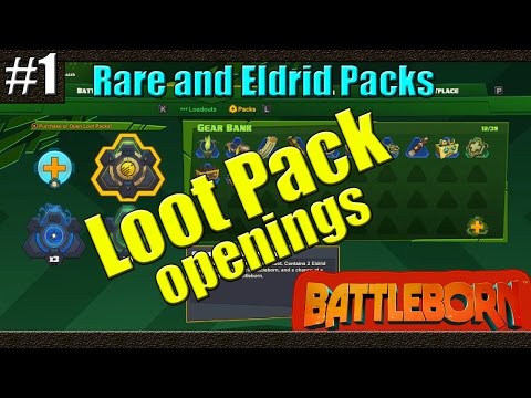 Battleborn | Loot Pack Openings | #1 | Starting off small | Rare and Eldrid Packs