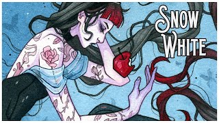 What Should I Draw? Coming up with Art Ideas + Snow White Watercolor Speedpaint @DanicaSills