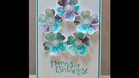 No.169 - Baby Wipe Technique - JanB UK Stampin