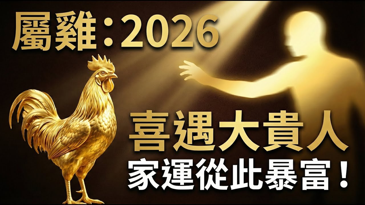 生肖雞必看！2026年你將遇見『大貴人』，這場意外的造化，讓你的家運從此貴不可言！#2026屬雞運勢 #生肖雞2026運勢 #屬雞 #財運 #貴人運 #風水 #算命 #招財 #生肖雞 #居家風水