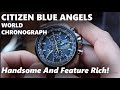Citizen Blue Angels World Chronograph H800-S081157 Hands-On Review