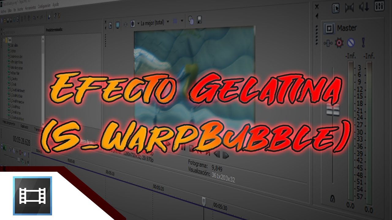 Efecto Gelatina (S_WarpBubble) | Sony Vegas Tutorial