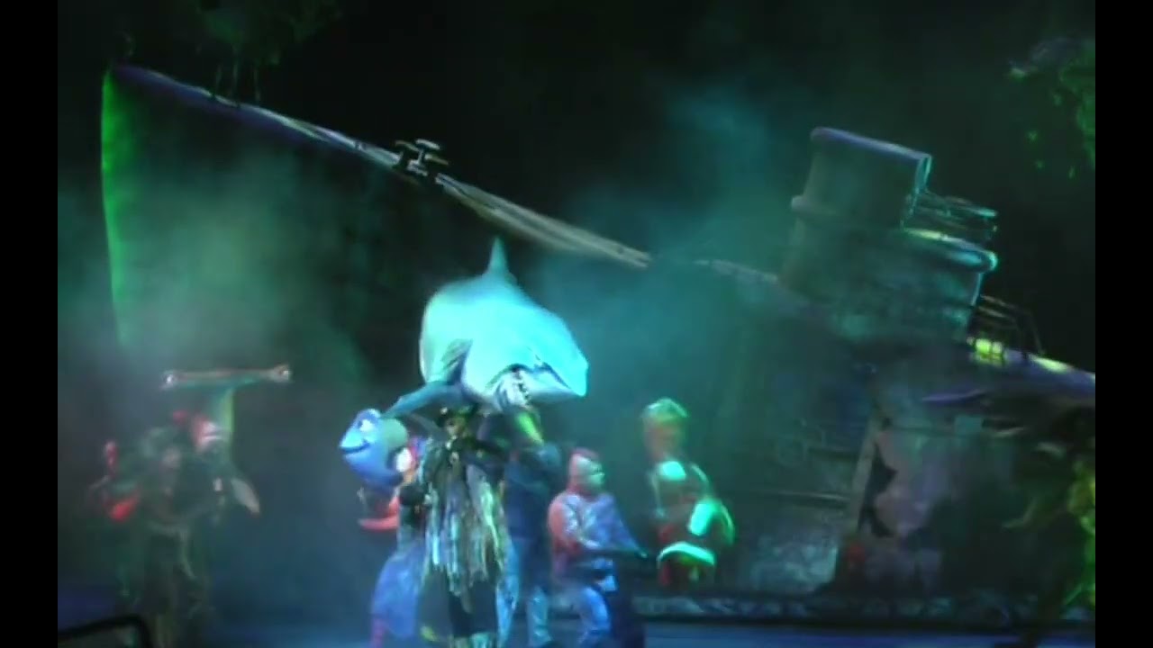 Finding Nemo the musical moonfish Marlin Dory acrhor Bruce chum Mr Ray crush bubble Deb Gill 2010