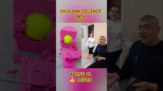 okuldan gelince ben 🤔 #comedy #shorts #ytshorts