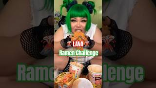 Miku Mukbang Lava Ramen - Hot Ramen Challenge