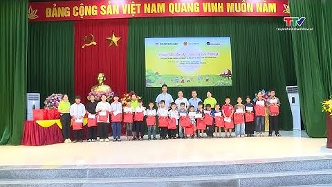 Trao tặng 50 suất quà cho trẻ em có hoàn cảnh khó khăn tại xã Thọ Phú| NSTH