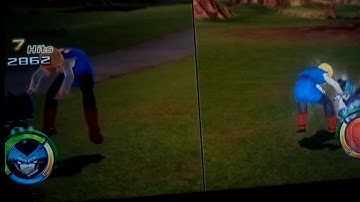 Dragonball Raging Blast 2 Cell Jr Powerful Gut Blow on Android 18 Ryona