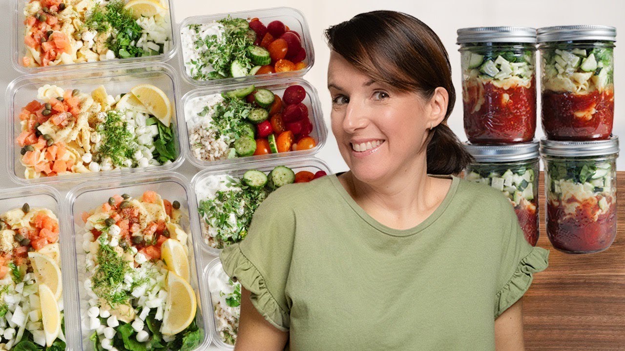 BATCH COOKING : JE RÈGLE TOUS LES LUNCHS DE LA SEMAINE EN 45 MIN!