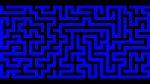 Depth First Search Maze Generation in python