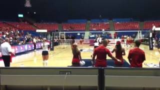 USC at U of A Volleyball game