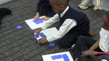 Spatializing area: Composing shapes with 6 square tiles