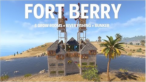 INSANE Rust Farm Base — Armored Bunker, 8 Grow Rooms & Huge Production