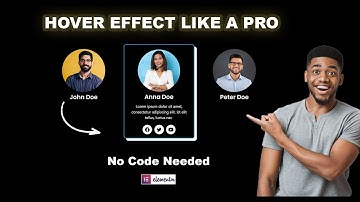 Creative Team Member Card With Hover Effect like Pro | No Code | Elementor tips & Tricks