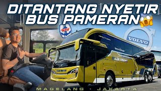 NGERI BANGET, PENGALAMAN PERTAMA BAWA BUS PAMERAN‼️Raja Trans New Armada Skylander R22