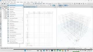 how to define material property and frame section in etab