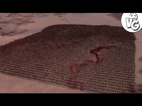 Видео: Битва 5000 Лучников Против 5000 Лучников! - Ultimate Epic Battle Simulator Gameplay-1