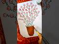 How To Make Beautiful Flower Vases On A4 Paper #shortsvideo #okra #craftideas #flowervase#viral