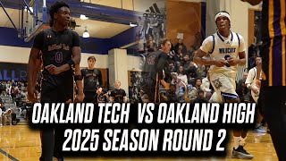Oakland Tech vs Oakland High | 2025 Round 2! The Bulldogs Cant Be Stopped!!