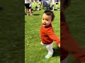 AJ went to cheer his brother at soccer tournament 😁#baby #cutebaby #cute
