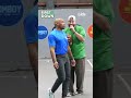 Pro football player vs wiffleball player but no running allowed