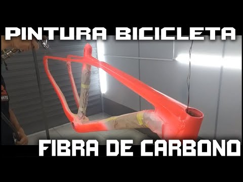 PINTURA BICICLETA FIBRA DE CARBONO