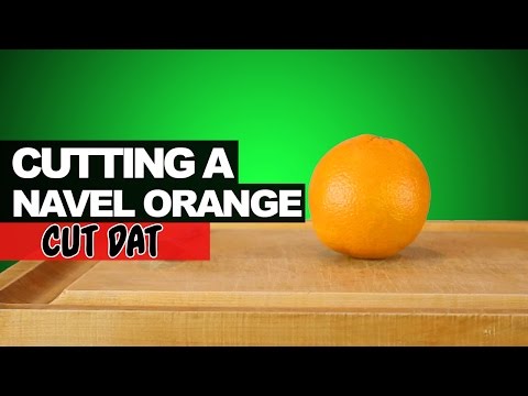 Cutting a Navel Orange