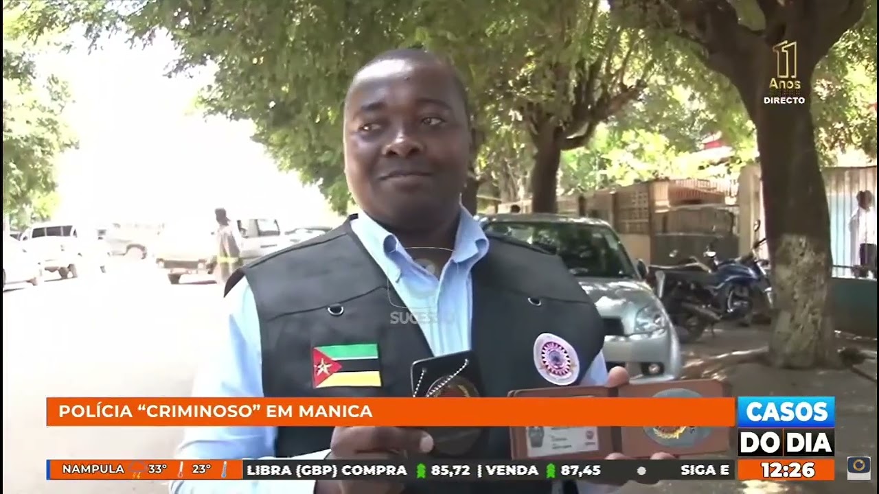 SUBINSPECTOR SUSPENSO ACUSADO DE ASSALTO DE 616 MIL METICAIS EM CHIMOIO