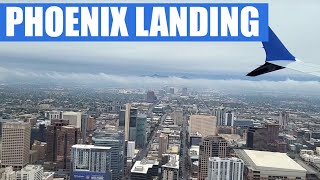 Landing in Phoenix Sky Harbor airport (60fps) on a cloudy day screenshot 2
