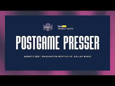 August 5 vs Dallas Wings - Postgame Press Conference