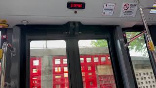 澳巴中通混合動力增程車E1183@6A開關門