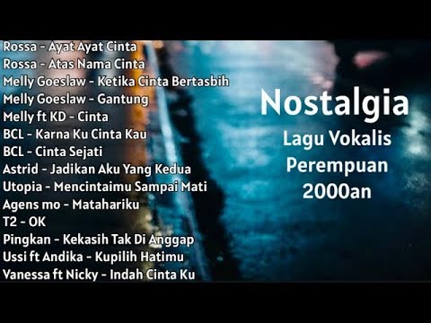 LAGU POP INDONESIA TAHUN 2000an VOKALIS PEREMPUAN PALING HITS