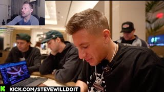 Details SteveWilldoit Down $1,000,000 and Another $150,000 When Will He STOP!!!!! Update