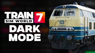 Dark Mode in Train Sim World 7 is INCREDIBLE!