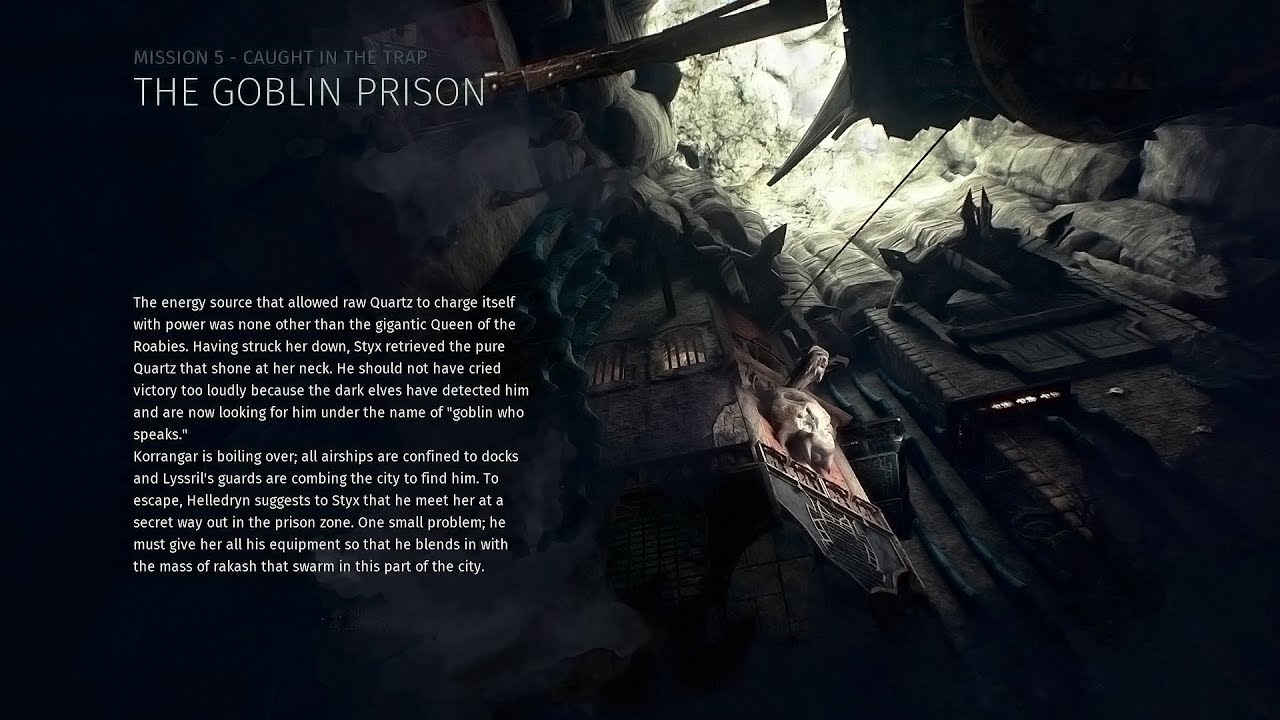 styx shards of darkness [mission-5,the goblin prison] walkthrough.