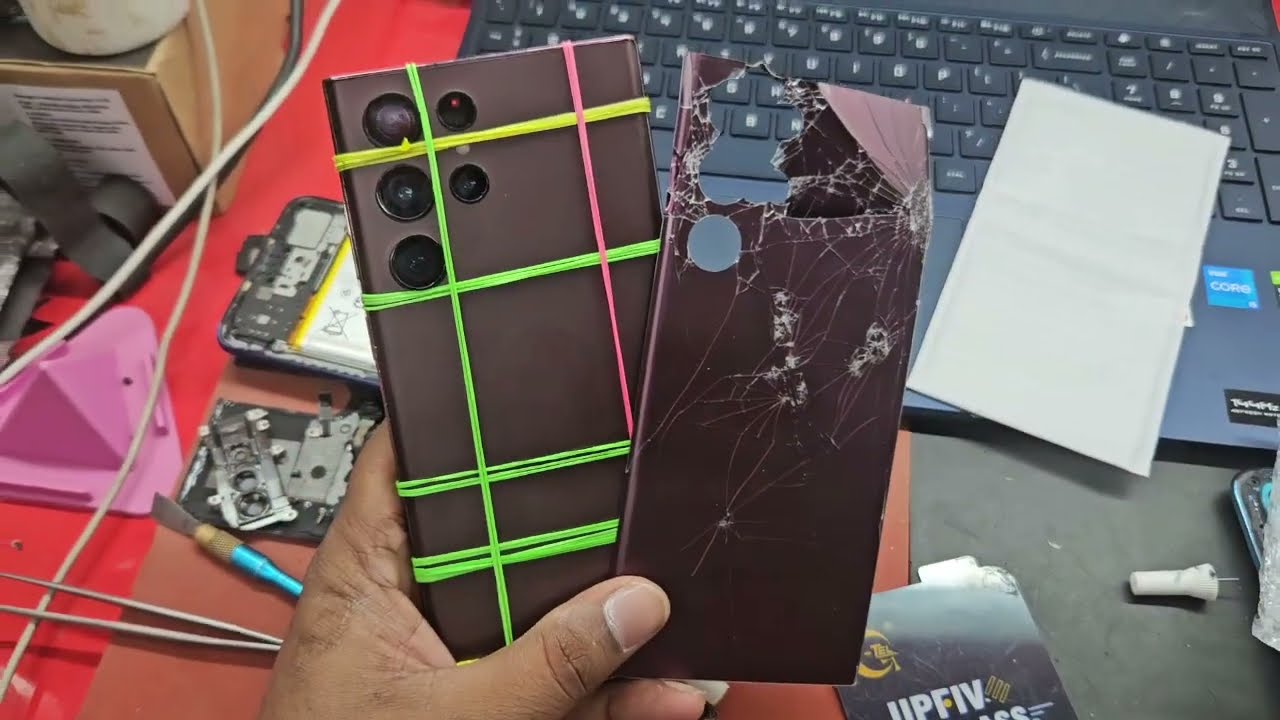 Samsung S22 Ultra Back Glass Broken Repair | Samsung Galaxy S22