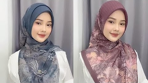 Tutorial Hijab SEGI EMPAT MOTIF 🥰💞❣️ #hijab #tutorial #segiempat