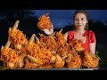 Chicken wings crispy with sweet potato cook recipe - Amazing cooking