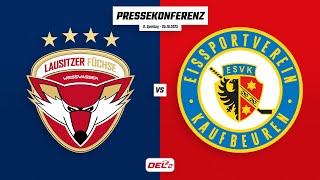 Pressekonferenz 6. Spieltag | Lausitzer Füchse - ESV Kaufbeuren
