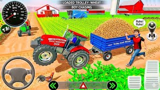 Modern Tractor Farming Driving Simulator 3D - New Tractor Games -Android Gameplay screenshot 3