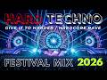 CITY AFTER DARK ⚡ Dark Hard Techno Drive | Neon Warehouse Festival Energy (152 BPM)