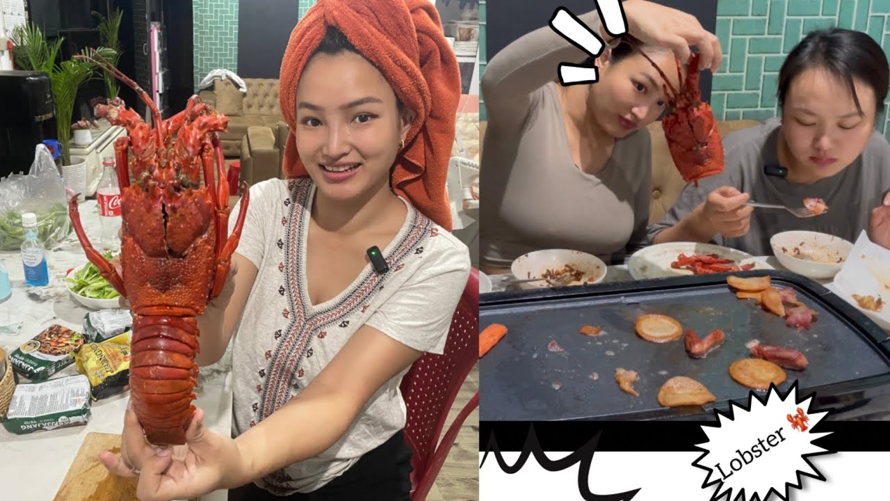 Kaikuang lian / Lobster ei ang aw.. Ka u nen kan naupanlai chanchin kan sawi chhuak,nuihna tur hlir🤣