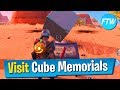 Fortnite Visit A Memorial To A Cube In The Desert Or By A Lake (All Locations)